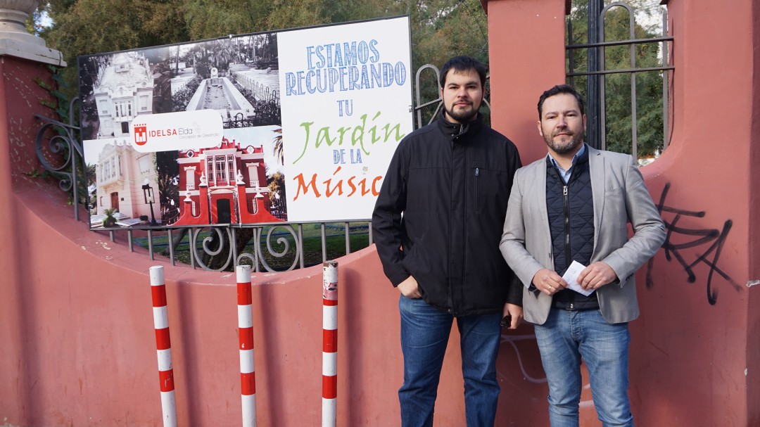 El PP de Elda exige más inversión en el Jardín de la Música