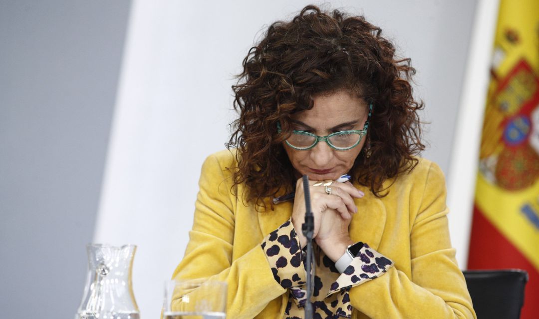 La Ministra de Hacienda, María Jesús Montero, ayer tras el Consejo La Ministra de Hacienda, María Jesús Montero, ayer tras el Consejo