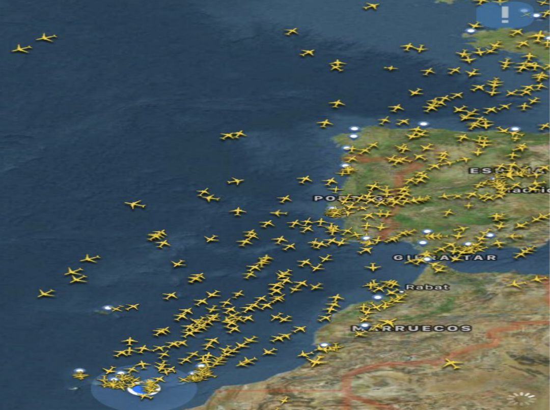Sábado entretenido para los controladores aéreos Sábado entretenido para los controladores aéreos