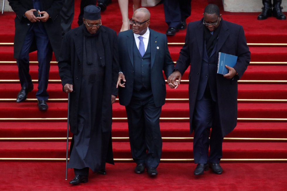El presidente de Malí Ibrahim Boubacar Keita, el presidente Senegales Macky Sall
El presidente de Malí Ibrahim Boubacar Keita, el presidente Senegales Macky Sall