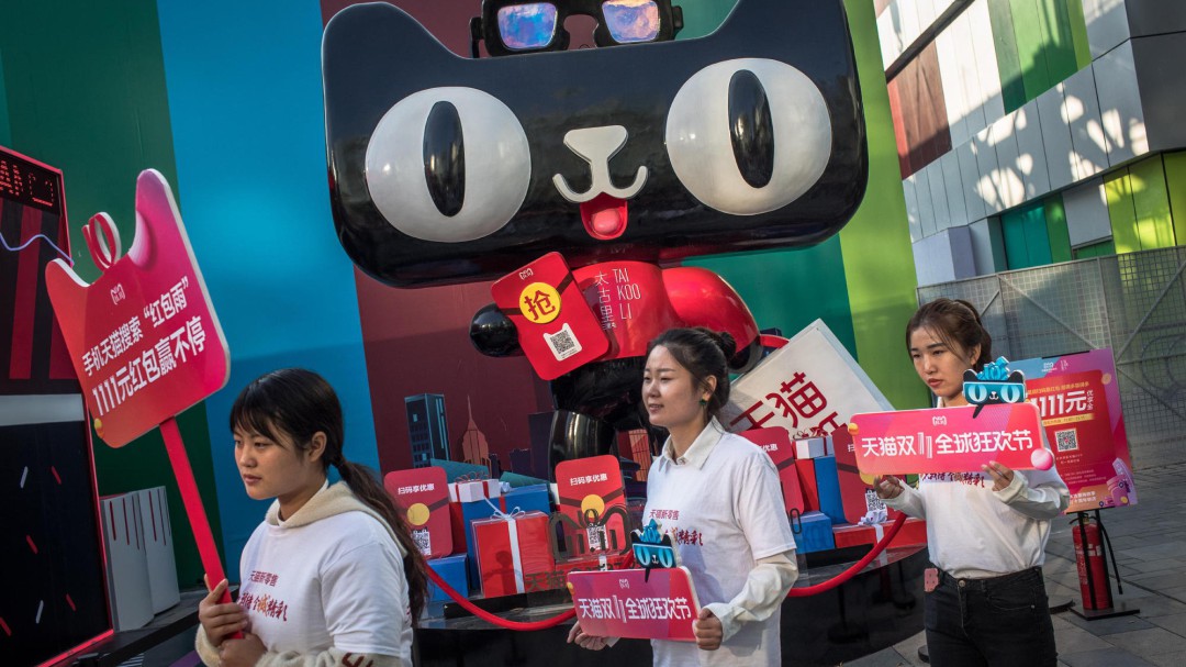 China celebra con récord el 'día del soltero', la fiesta de compras por internet