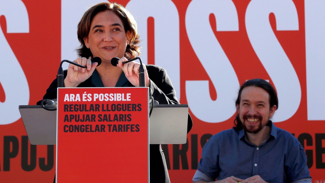 Iglesias y Colau unen fuerzas para que PDeCAT y ERC apoyen los presupuestos