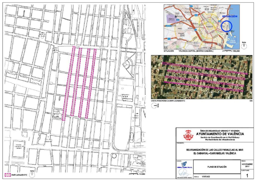 Comienzan las obras de reurbanización en la 'zona zero' del Cabanyal Comienzan las obras de reurbanización en la 'zona zero' del Cabanyal