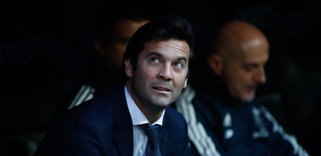 Solari, durante el partido de Balaídos
Solari, durante el partido de Balaídos