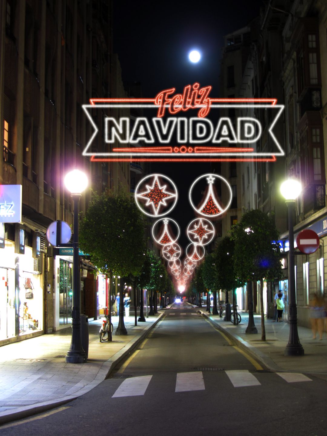 Recogida de firmas para recuperar la iluminación navideña Recogida de firmas para recuperar la iluminación navideña