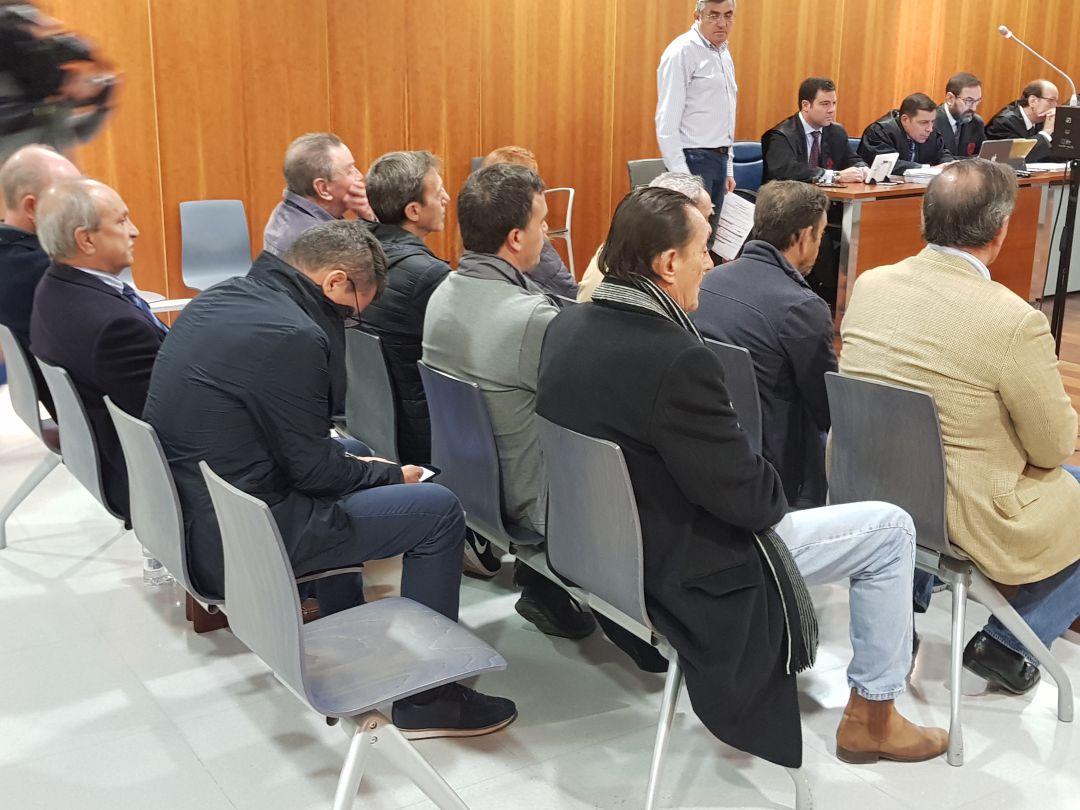 Los acusados en el caso Copasur al inicio del juicio en la Audiencia de Málaga Los acusados en el caso Copasur al inicio del juicio en la Audiencia de Málaga
