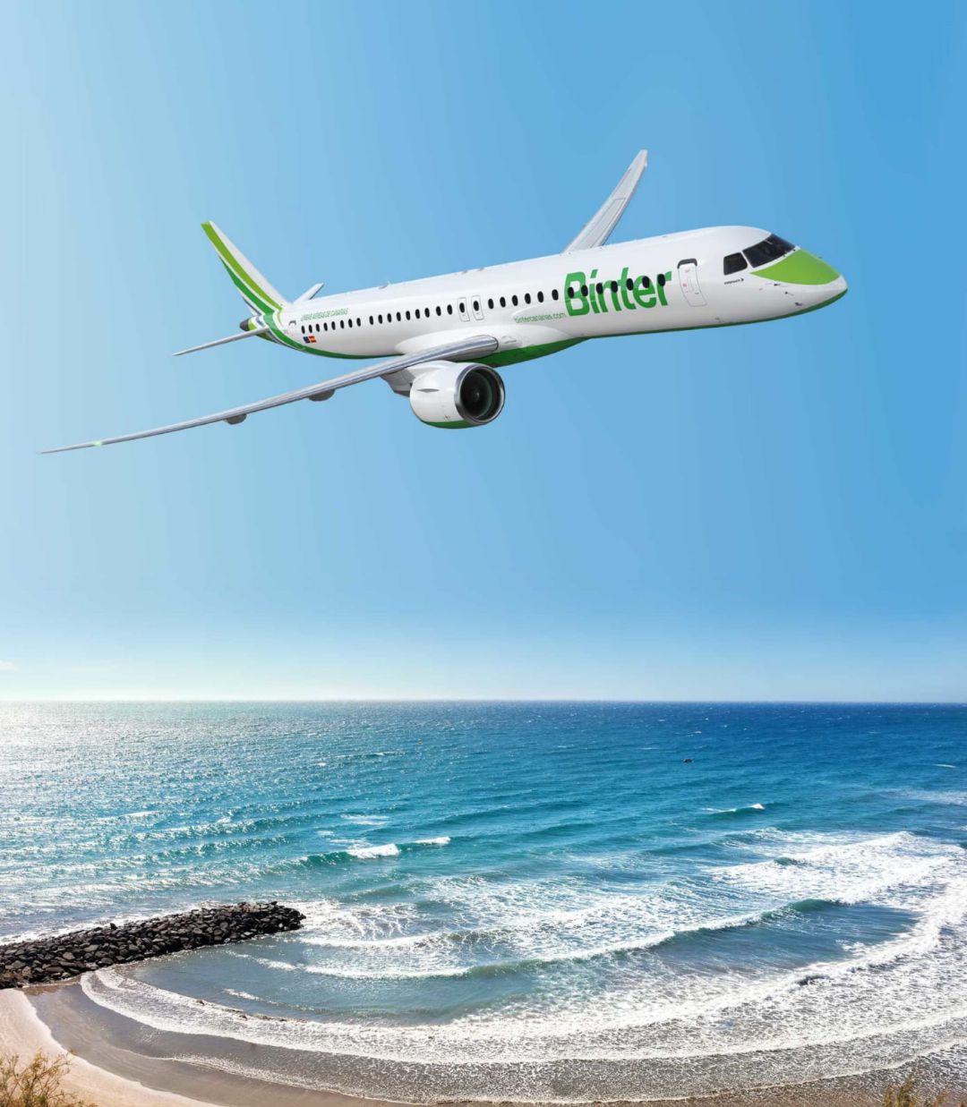 Llegan los primeros aviones Embraer de Binter Canarias Llegan los primeros aviones Embraer de Binter Canarias