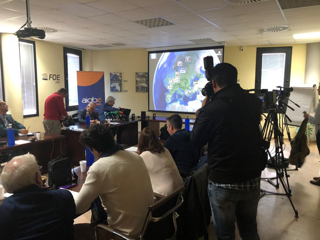Rueda de prensa de Fertiberia en la FOE Rueda de prensa de Fertiberia en la FOE