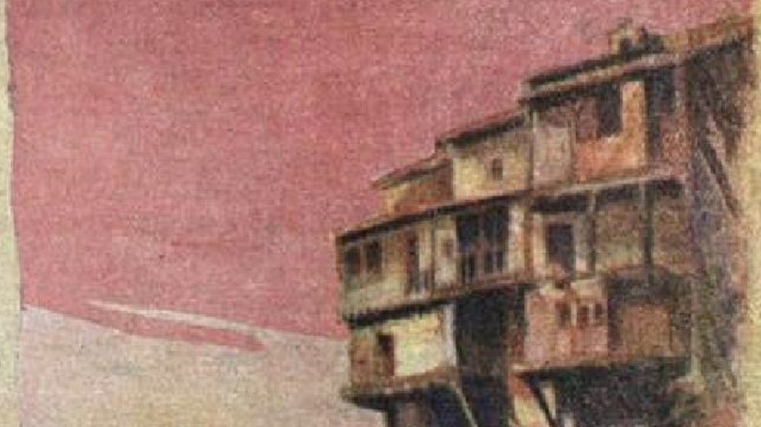 Las Casas Colgadas de Cuenca salieron en el anuncio de un coche Ford en 1930