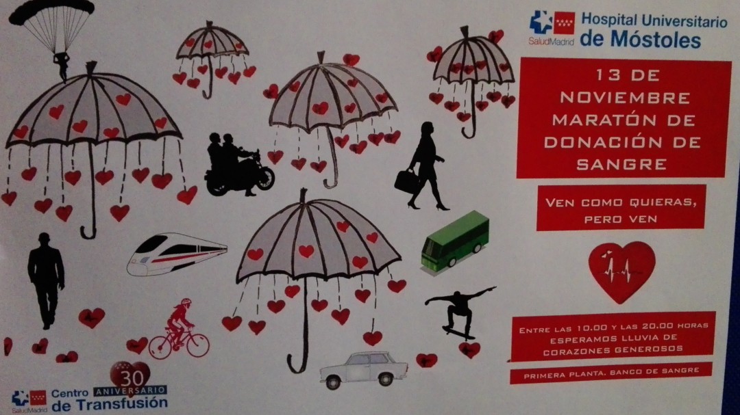 Maratón de donación de sangre