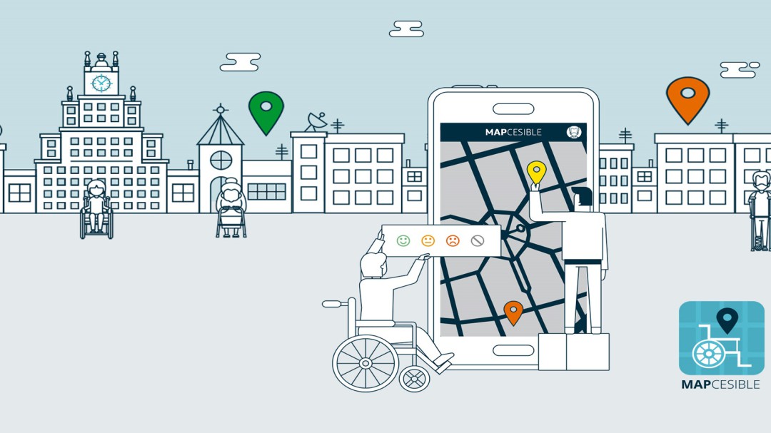 'Mapcesible', la nueva app para personas con movilidad reducida