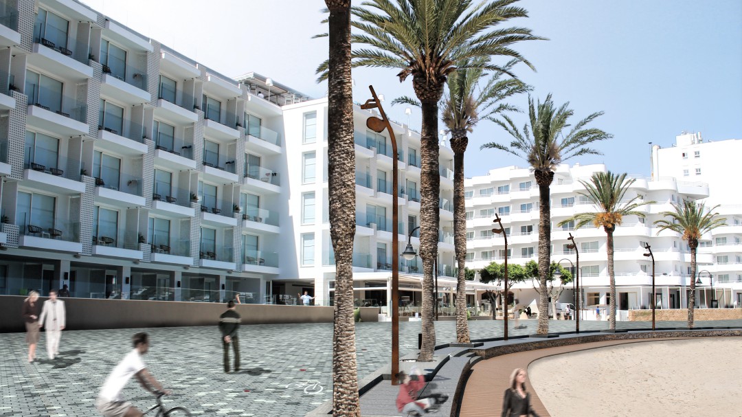Empiezan las obras en el paseo de Figueretes
