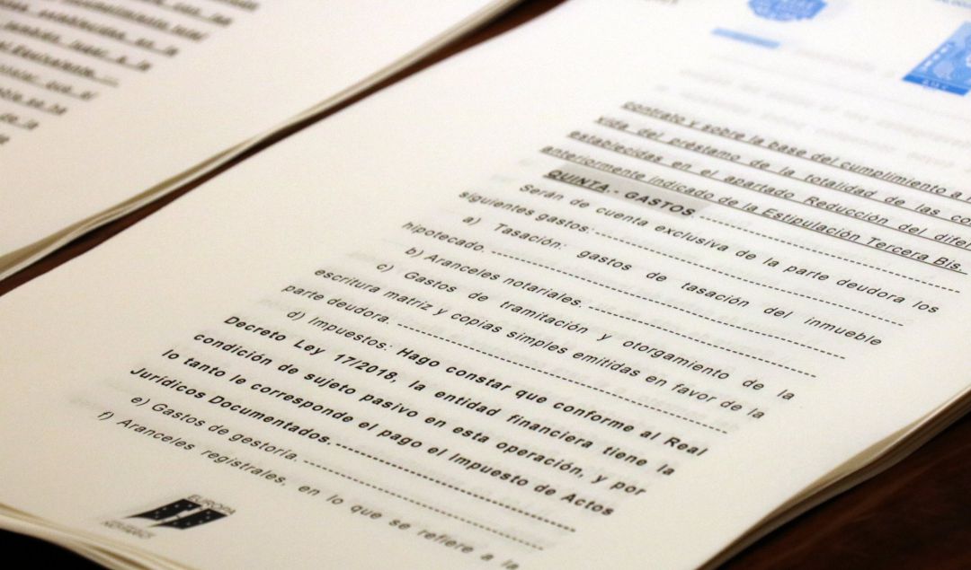 Sentencia pionera: los gastos hipotecarios, a partes iguales Sentencia pionera: los gastos hipotecarios, a partes iguales