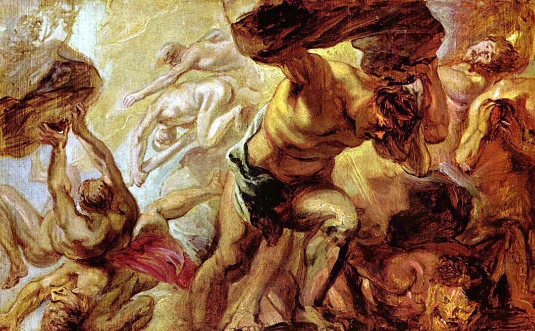 'La caída de los Titanes', de Rubens. 'La caída de los Titanes', de Rubens.