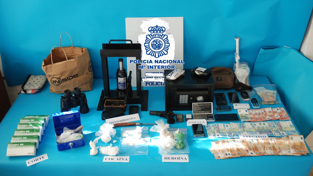 Golpe al tráfico de drogas en Linares con 7 detenidos