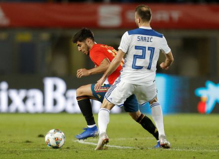 Asensio lo intentó sin suerte durante el partido Asensio lo intentó sin suerte durante el partido