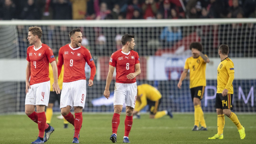 Seferovic lidera la goleada de Suiza para meterse en la Final Four y eliminar a Bélgica