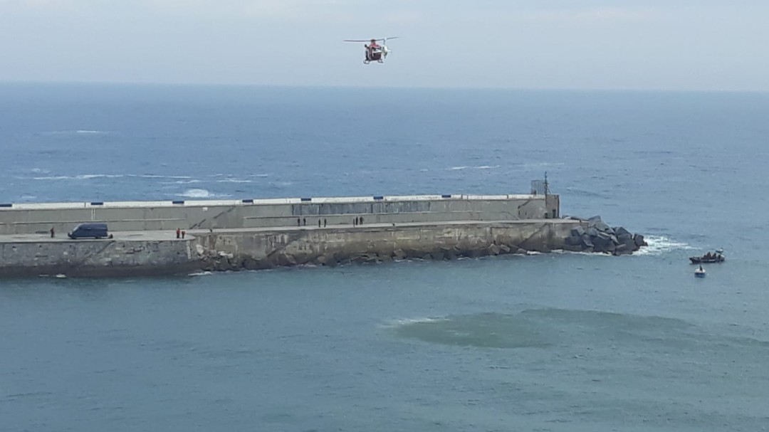 Retoman la búsqueda del pescador desaparecido en Ondarroa