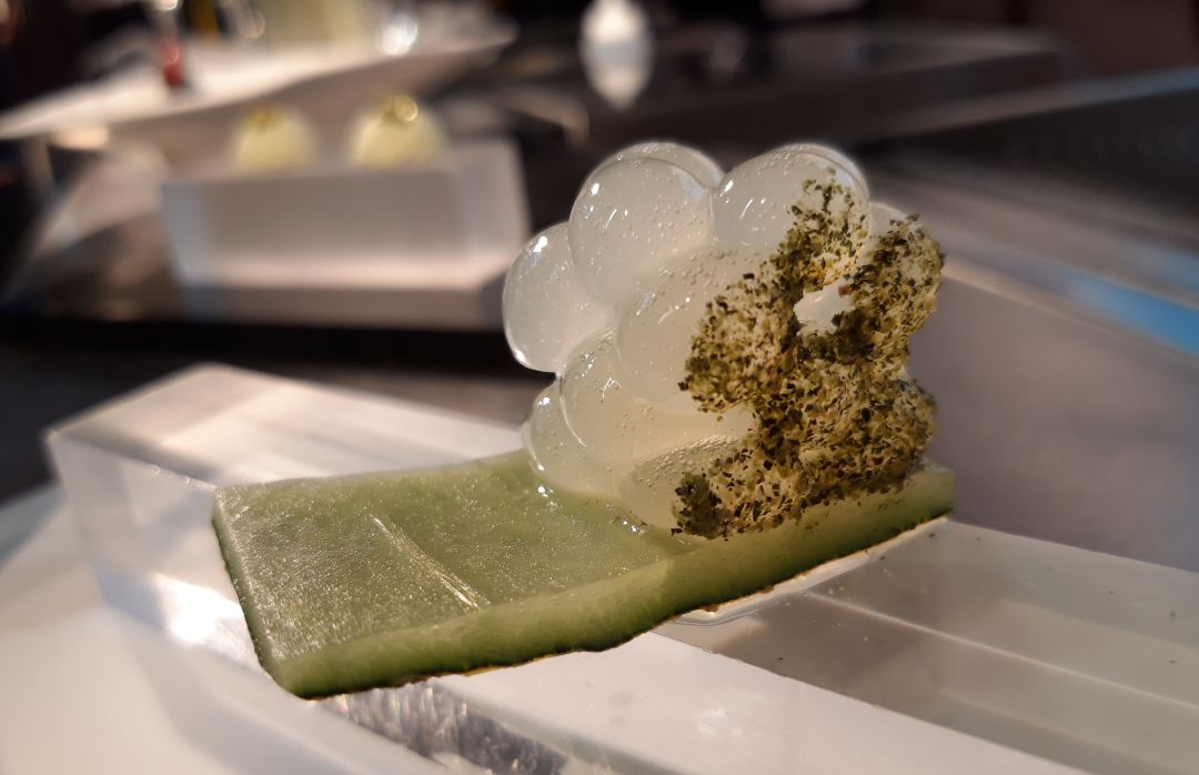 Caipirinha de melón (Disfrutar). Caipirinha de melón (Disfrutar).