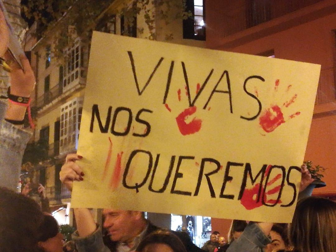 Cartel contra la violencia machista. Cartel contra la violencia machista.