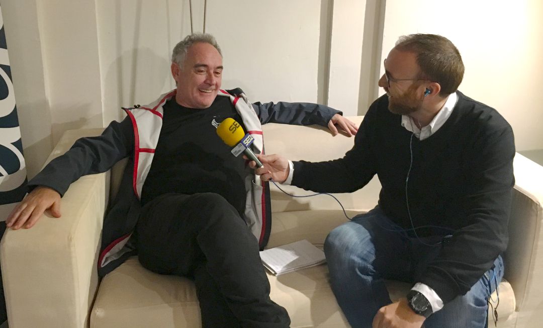 Ferran Adrián en la entrevista concedida a Radio Córdoba Ferran Adrián en la entrevista concedida a Radio Córdoba