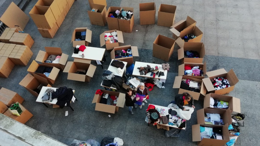Fondos económicos para transportar la ropa donada