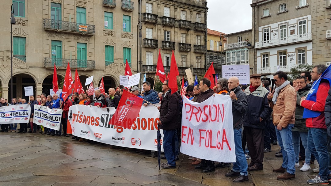 Funcionarios de prisiones anuncian más movilizaciones