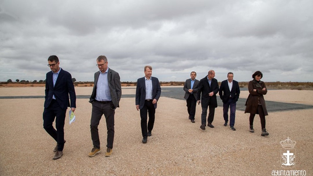 Primeros trabajos en los terrenos de Nokian Tyres en Santa Cruz de la Zarza