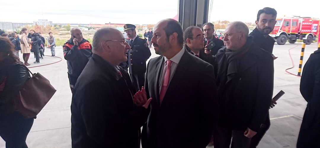 El consejero de Presidencia durante su visita del lunes a Parla El consejero de Presidencia durante su visita del lunes a Parla