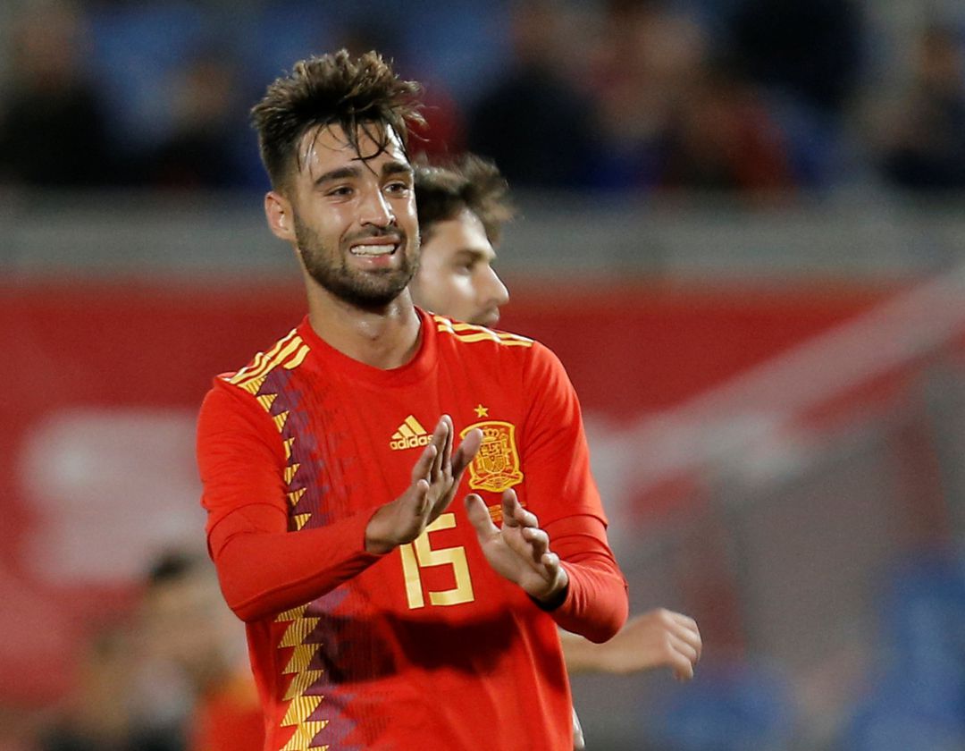 Brais Méndez en su estreno con la Selección Española Brais Méndez en su estreno con la Selección Española