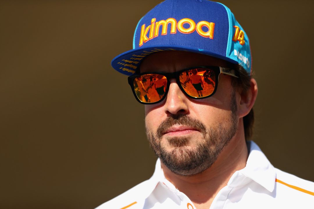 Fernando Alonso of Spain and McLaren F1 walks in the Paddock during previews ahead of the Abu Dhabi Formula One Grand Prix at Yas Marina Circuit on November 22, 2018 in Abu Dhabi, United Arab Emirates. Fernando Alonso of Spain and McLaren F1 walks in the Paddock during previews ahead of the Abu Dhabi Formula One Grand Prix at Yas Marina Circuit on November 22, 2018 in Abu Dhabi, United Arab Emirates.