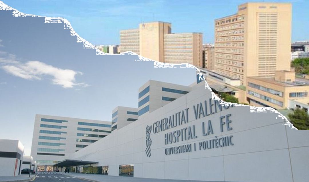 El antiguo y el nuevo Hospital La Fe de Valencia El antiguo y el nuevo Hospital La Fe de Valencia