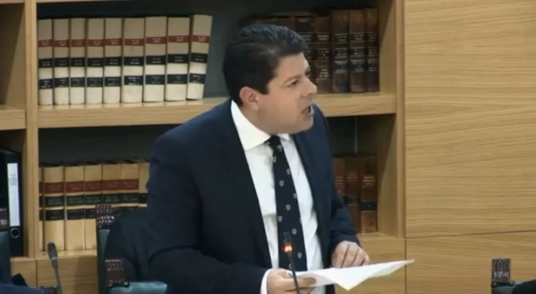 El Ministro principal de Gibraltar, Fabián Picardo, comparece ante el parlamento del Peñón El Ministro principal de Gibraltar, Fabián Picardo, comparece ante el parlamento del Peñón