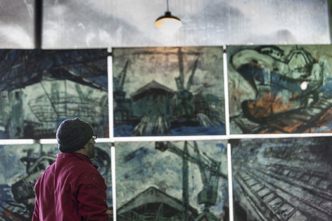 Pantoque, el astillero visto por el artista Pantoque, el astillero visto por el artista