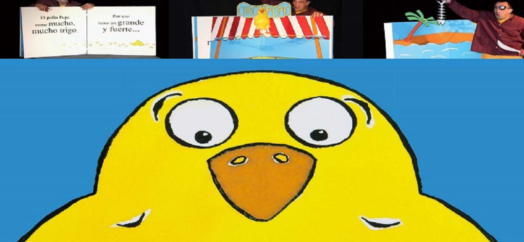 Espectáculo familiar con el cuento ‘El Pollo Pepe’, a las 12.30 horas en el Auditorio Espectáculo familiar con el cuento ‘El Pollo Pepe’, a las 12.30 horas en el Auditorio