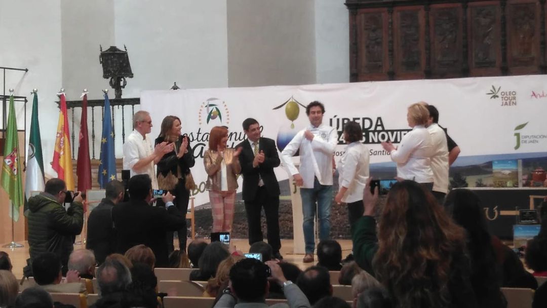 El chef estrella Michelín, Pepe Rodríguez, durante la V Fiesta del Primer Aceite en Úbeda El chef estrella Michelín, Pepe Rodríguez, durante la V Fiesta del Primer Aceite en Úbeda