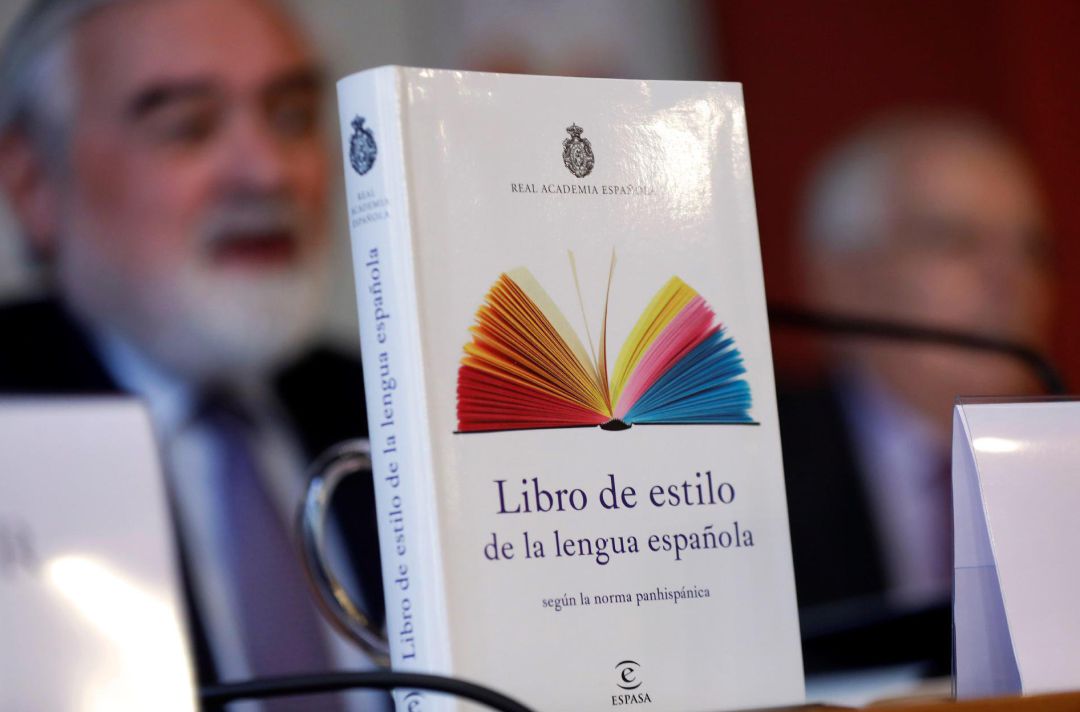 Darío Villanueva, director de la Real Academia Española, durante la presentación del Libro de estilo de la lengua española, esta mañana en Madrid Darío Villanueva, director de la Real Academia Española, durante la presentación del Libro de estilo de la lengua española, esta mañana en Madrid