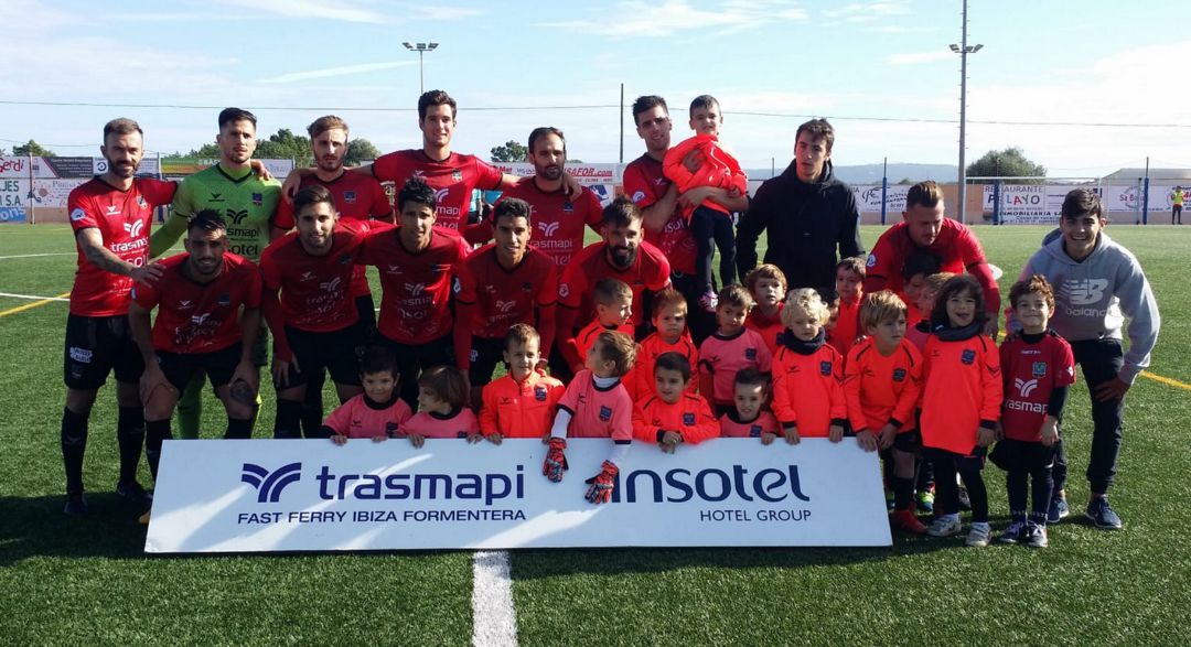 Once inicial del Formentera en el partido de ayer Once inicial del Formentera en el partido de ayer