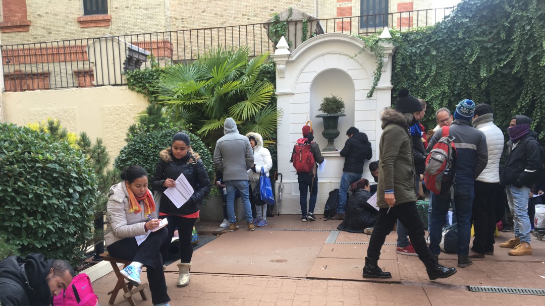 La otra "caravana" de centroamericanos que llega a España