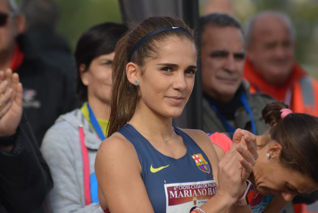 Marta García Alonso, antes de ganar el cross de Soria en su categoría sub 23 Marta García Alonso, antes de ganar el cross de Soria en su categoría sub 23