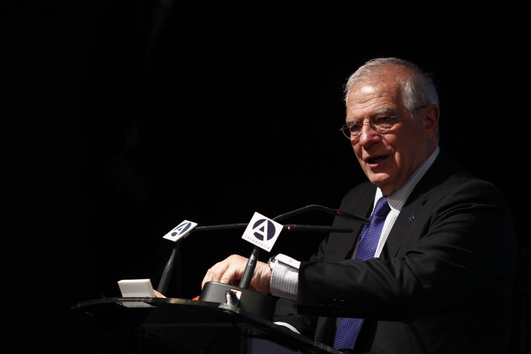 El ministro de Asuntos Exteriores, Unión Europea y Cooperación, Josep Borrell, interviene en el Encuentro Internacional sobre Patrimonio para el Desarrollo que organiza la Agencia Española de Cooperación Internacional para el Desarrollo (AECID) en la Casa
El ministro de Asuntos Exteriores, Unión Europea y Cooperación, Josep Borrell, interviene en el Encuentro Internacional sobre Patrimonio para el Desarrollo que organiza la Agencia Española de Cooperación Internacional para el Desarrollo (AECID) en la Casa