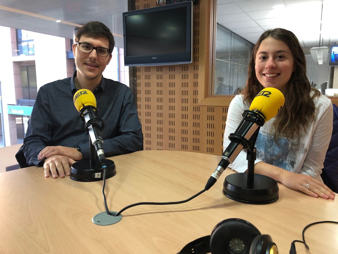 Pau Vilardell i Aina Foguet als estudis de 'Soroll' Pau Vilardell i Aina Foguet als estudis de 'Soroll'