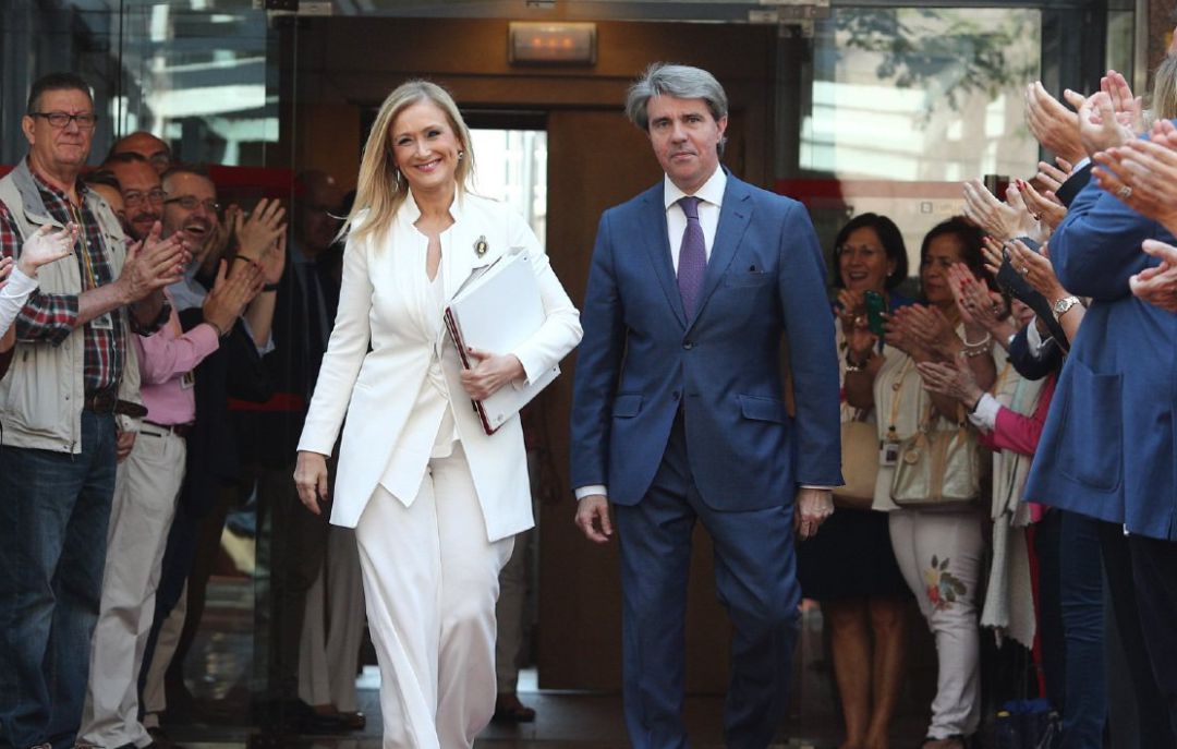 Cristina Cifuentes a su llegada a la comisión de investigación sobre corrupción. Cristina Cifuentes a su llegada a la comisión de investigación sobre corrupción.