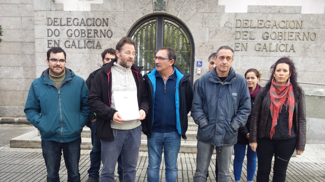 La CIG entrega peticiones de comités de empresa para derogar la reforma de las pensiones