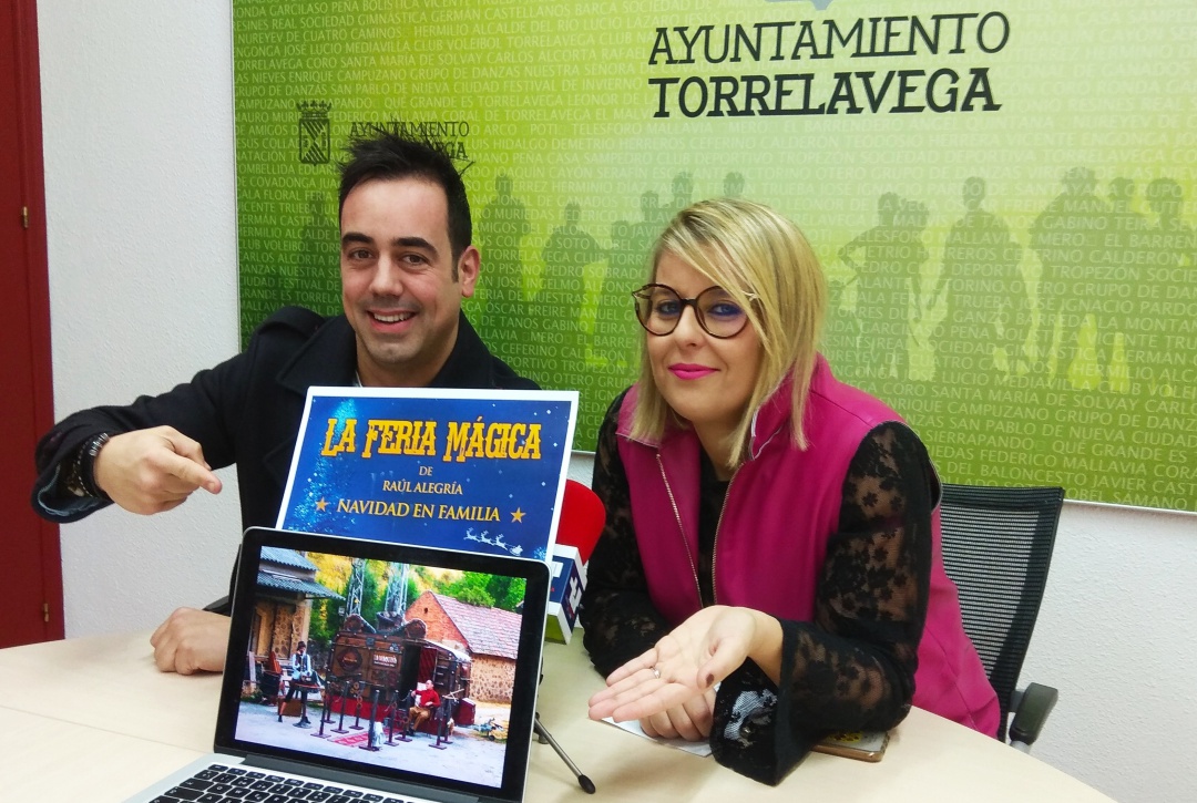 Rául Alegría y Cristina García Viñas durante la presentación de la Feria. Rául Alegría y Cristina García Viñas durante la presentación de la Feria.