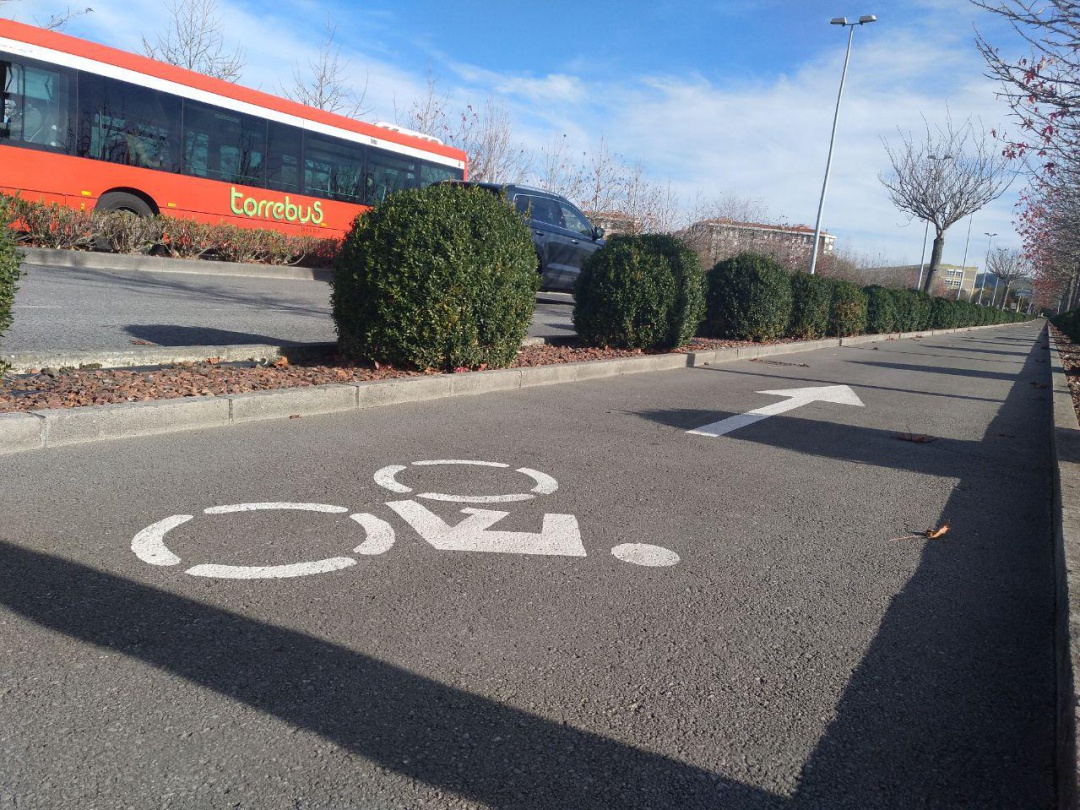 Carril bici del Bulevar Ronda Carril bici del Bulevar Ronda