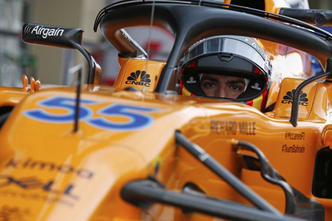 Carlos Sainz, en su McLaren. Carlos Sainz, en su McLaren.
