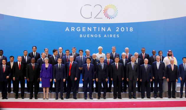 Foto de familia de la cumbre de G20. Foto de familia de la cumbre de G20.