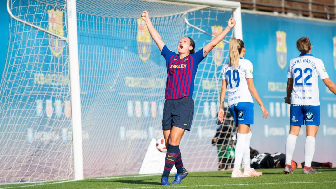 La UD Granadilla cae ante el Barcelona (3-0)
