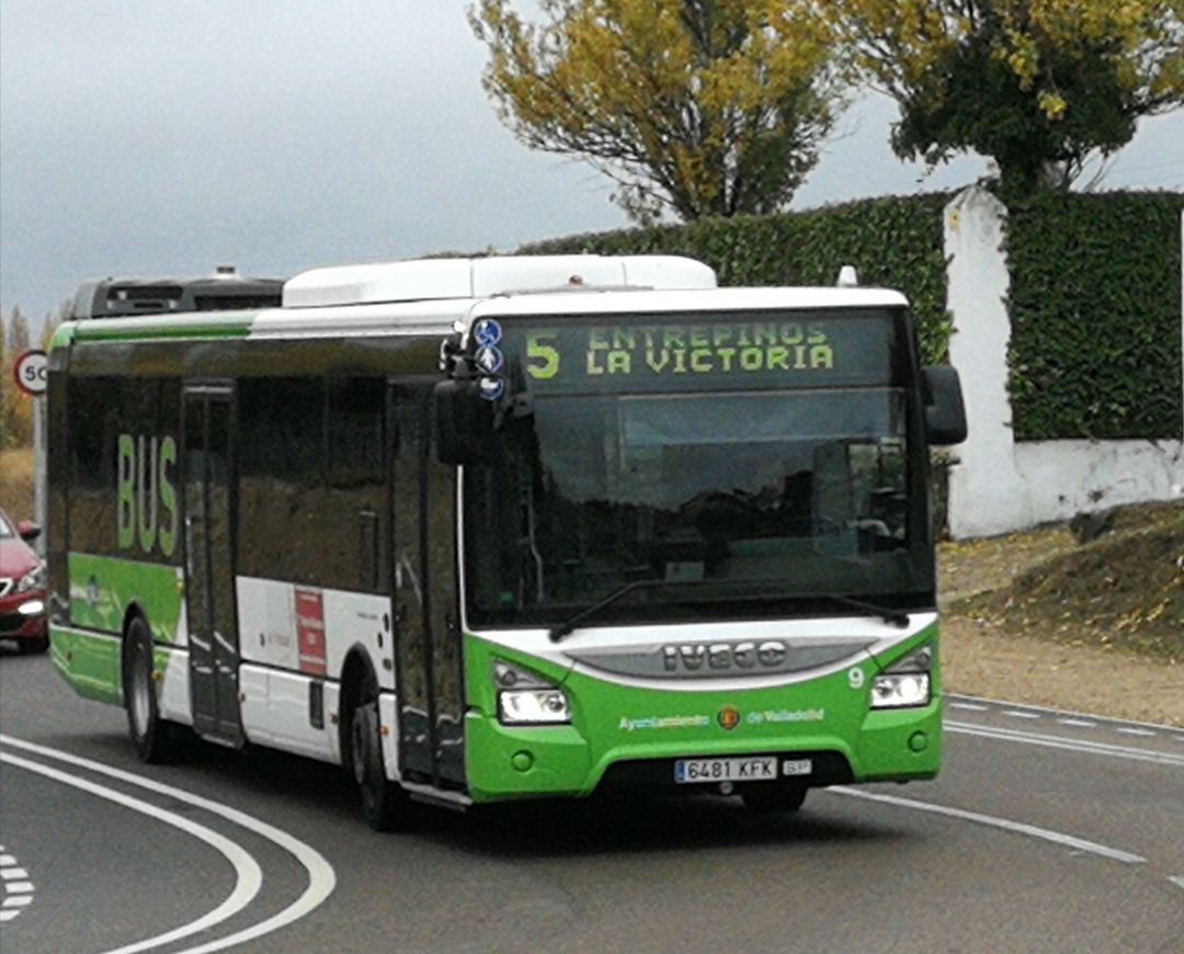 Autobús urbano que realiza la ruta Valladolid-Entrepinos Autobús urbano que realiza la ruta Valladolid-Entrepinos